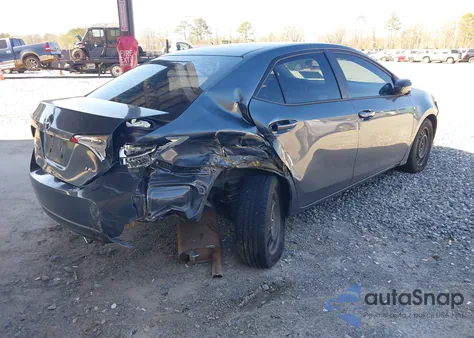 2016 Toyota Corolla Le z USA, uszkodzony, nr VIN 5YFBURHE9GP389965